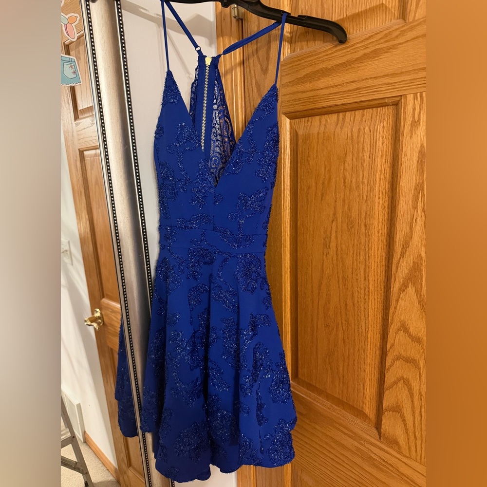 Royal Blue HOCO dress
